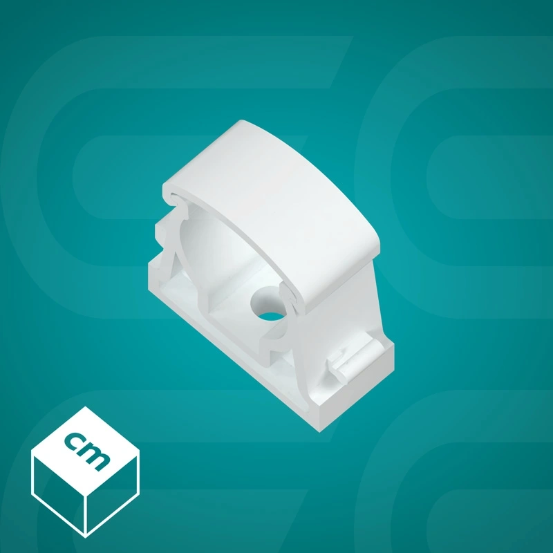 UZU / Uchwyt Zamykany Uniwersalny PP Biały 20