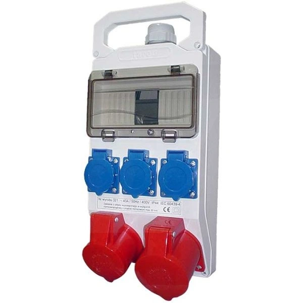 TAREL ROZDZIELNICA ACS 2XGNIAZDO 32A 5B+3XGNIAZDO 16A 250V 8-MODUŁÓW IP44